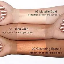 3 Colors Body Shimmer Concealer Makeup Epic.Wish.Gifts