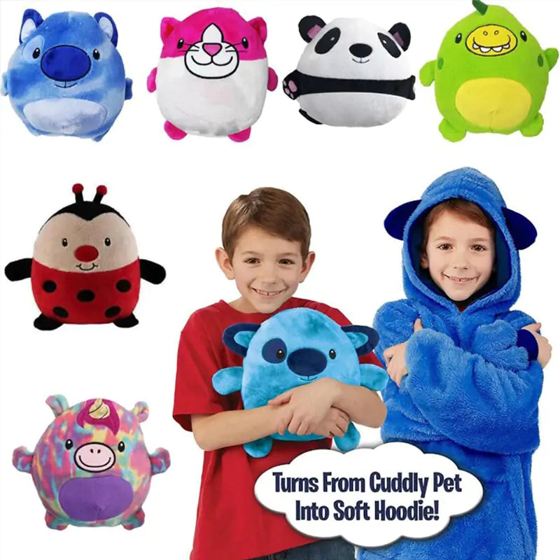 Kids Pets Blanket Hoodie Soft Plush Epic.Wish.Gifts