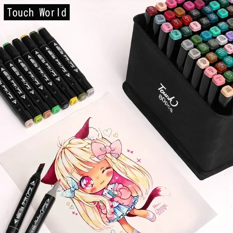 168 Color Marker Pen Set Epic.Wish.Gifts