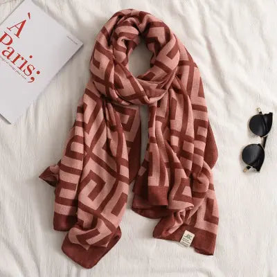 Plaid Scarf for Women Epic.Wish.Gifts