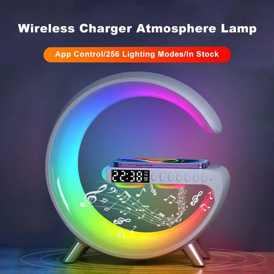 Bluetooth Speaker Wireless Charger Lamp - Epic.Wish.Gifts