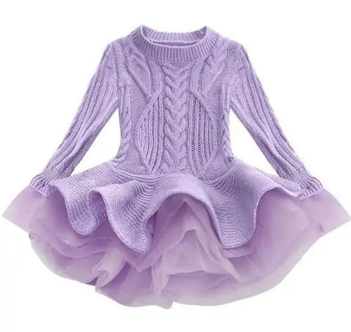 Kids Winter Knitted Chiffon Epic.Wish.Gifts