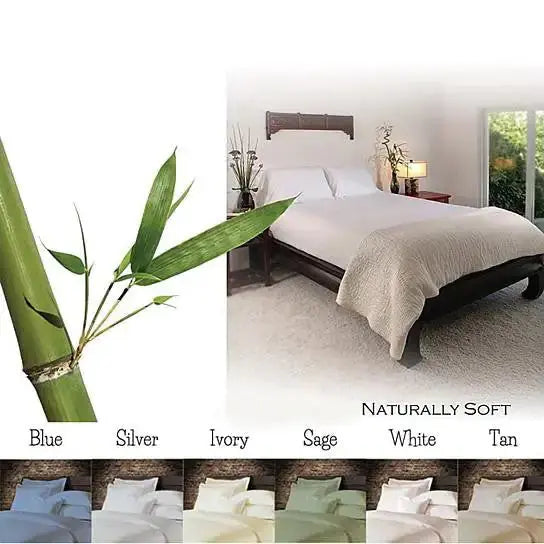 6-Piece Luxury Soft Bamboo Bed Sheet Set in 12 Colors - Epic.Wish.Gifts