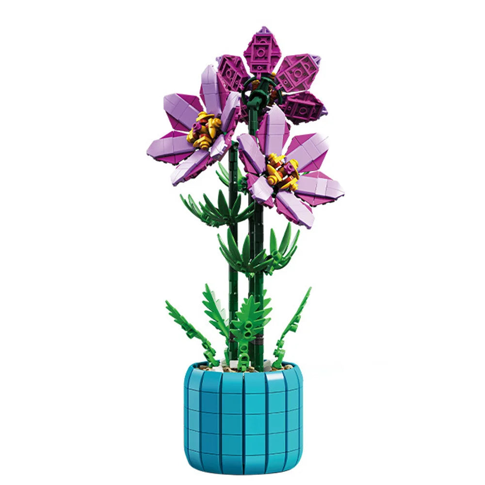 Creativity Bouquet Rhododendron Potted Plant Building Blocks Bricks Kids Toys Epic.Wish.Gifts