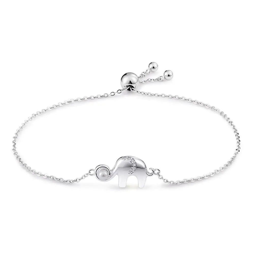 Sterling Elegant Elephant Bracelet Epic.Wish.Gifts