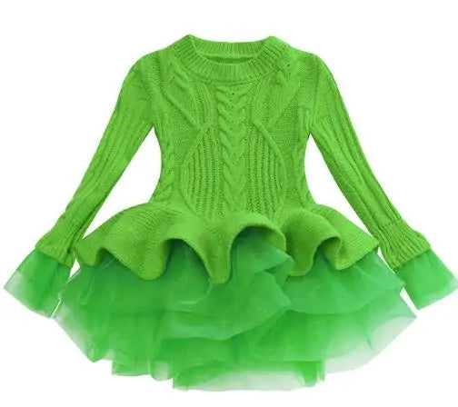 Kids Winter Knitted Chiffon Epic.Wish.Gifts