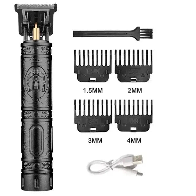 2024 New Vintage T9 Hair Cutting Machine Men's Electric Shaver Rechargeable Hair Trimmer Beard Clipper Barber Hair Cut Hot Sale Shop1103305834 Store