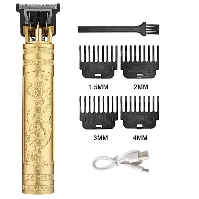 2024 New Vintage T9 Hair Cutting Machine Men's Electric Shaver Rechargeable Hair Trimmer Beard Clipper Barber Hair Cut Hot Sale Shop1103305834 Store