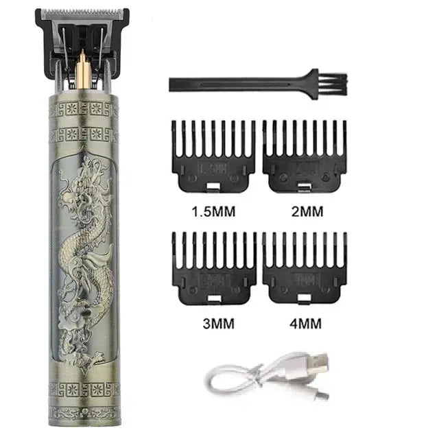 2024 New Vintage T9 Hair Cutting Machine Men's Electric Shaver Rechargeable Hair Trimmer Beard Clipper Barber Hair Cut Hot Sale Shop1103305834 Store