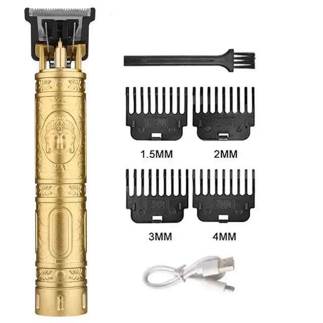 2024 New Vintage T9 Hair Cutting Machine Men's Electric Shaver Rechargeable Hair Trimmer Beard Clipper Barber Hair Cut Hot Sale Shop1103305834 Store