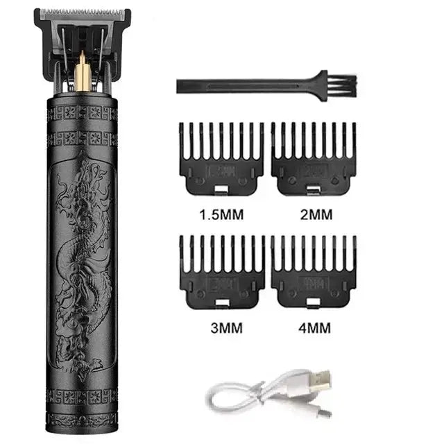 2024 New Vintage T9 Hair Cutting Machine Men's Electric Shaver Rechargeable Hair Trimmer Beard Clipper Barber Hair Cut Hot Sale Shop1103305834 Store