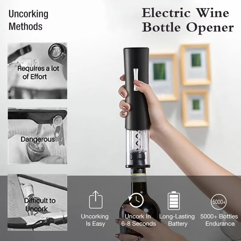 Automatic Wine Bottle Opener - Epic.Wish.Gifts