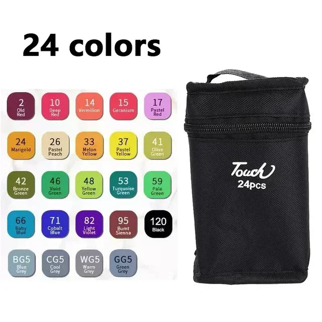 168 Color Marker Pen Set Epic.Wish.Gifts