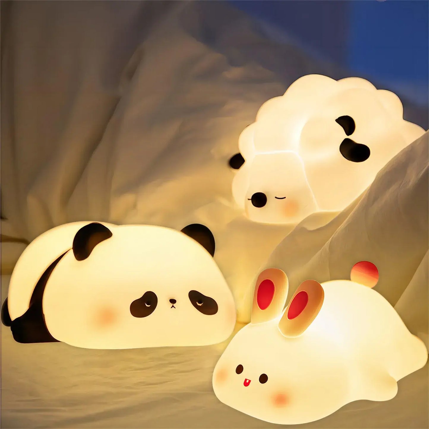 Cute LED Night Lights Glow Pals For Kids Epic.Wish.Gifts