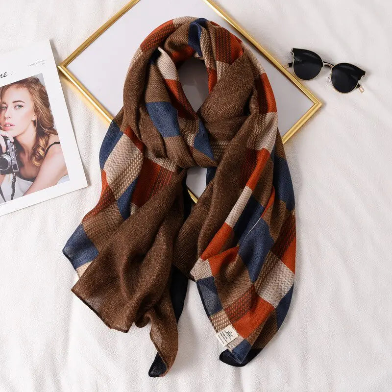 Plaid Scarf for Women Epic.Wish.Gifts