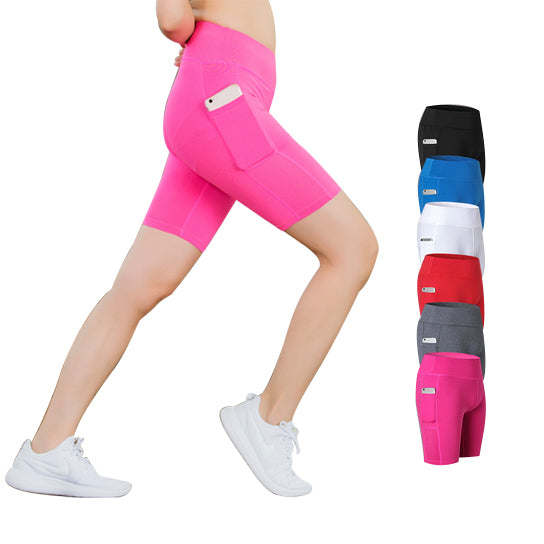 All Seasons Yoga Shorts Stretchable With Phone Pocket Doba