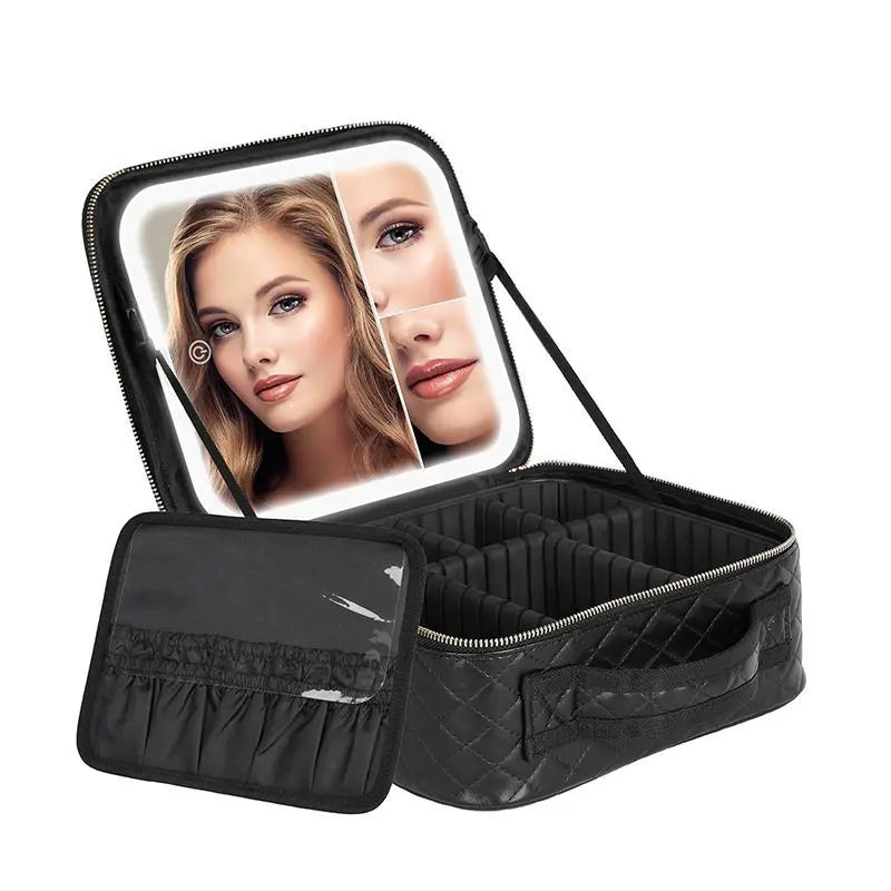 Make-up Accessories Travel Makeup Bag With Light Up Mirror - Epic.Wish.Gifts