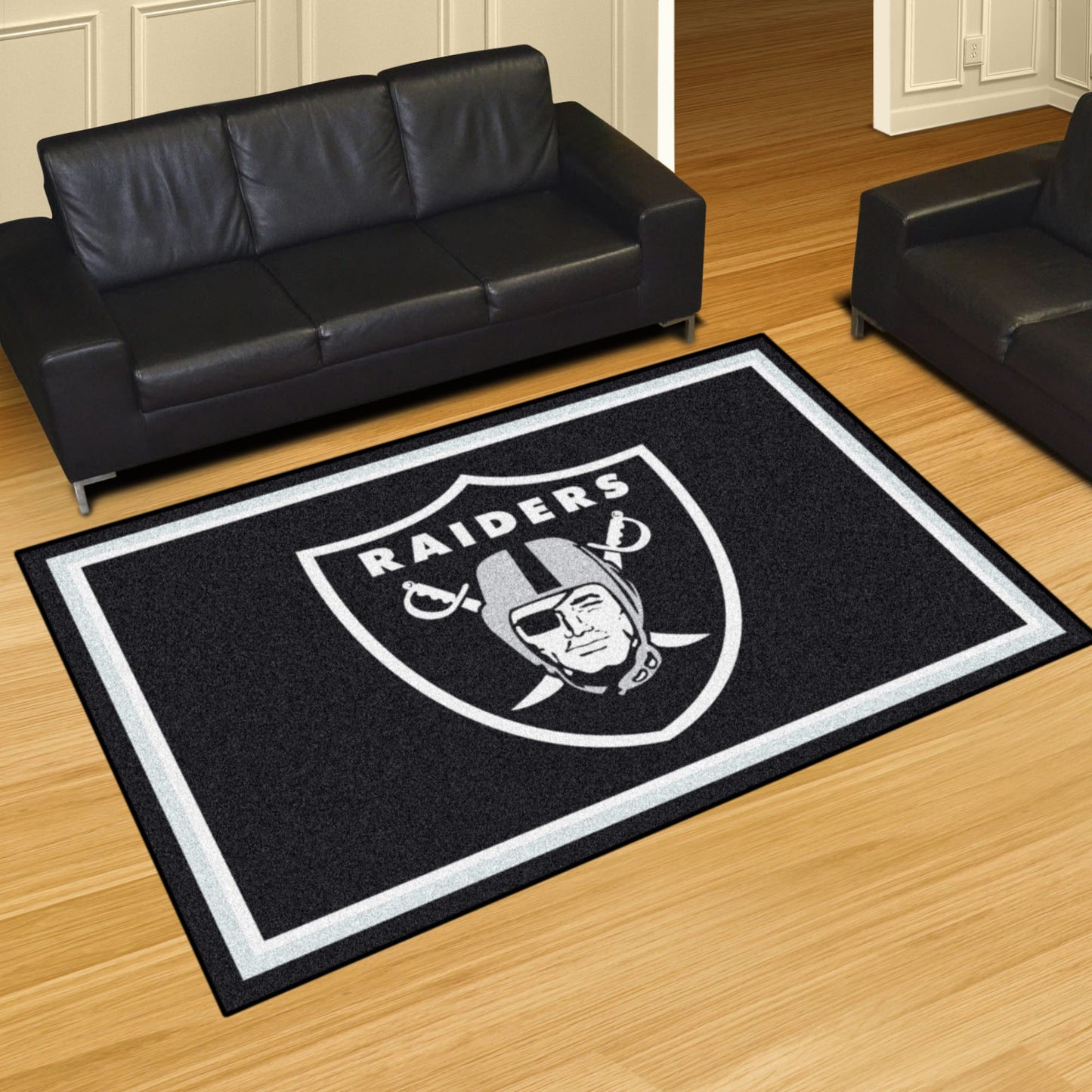 NFL - Las Vegas Raiders 5'x8' Rug Doba