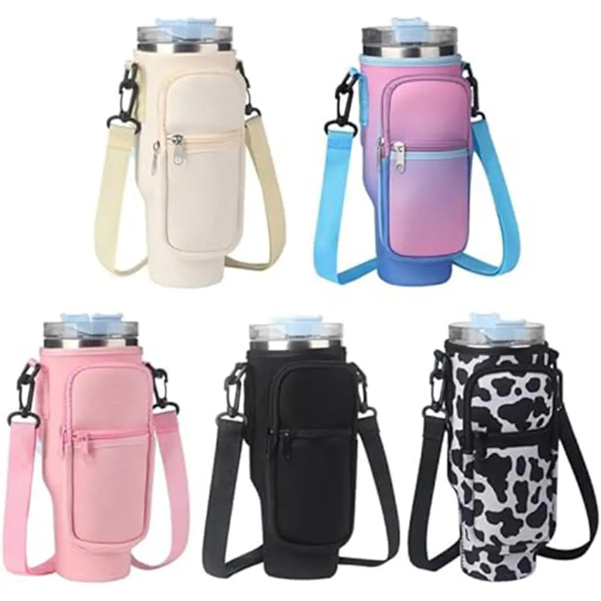 Water Bottle Carrier Bag Fit For 40oz Tumbler With Handle - Epic.Wish.Gifts