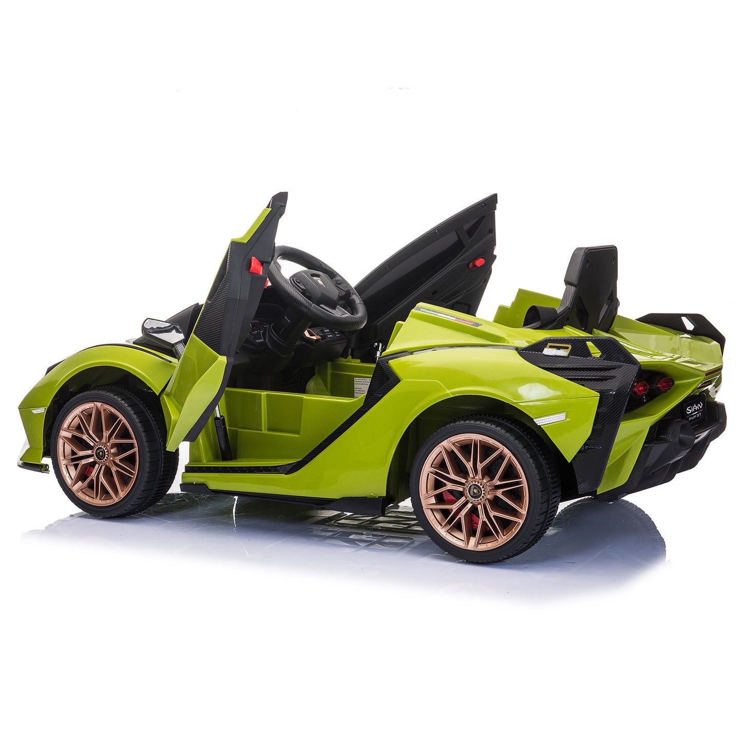 12V Electric Powered Kids Ride on Car Toy - green Doba