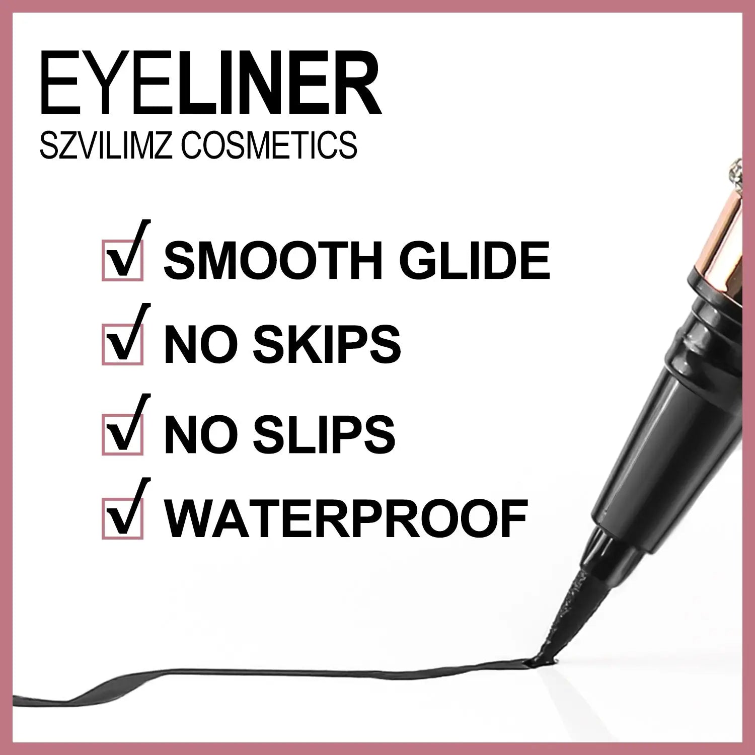 Szvilimz Eyeliner Natural Organic Eyeliner Pencil Makeup Waterproof - Epic.Wish.Gifts