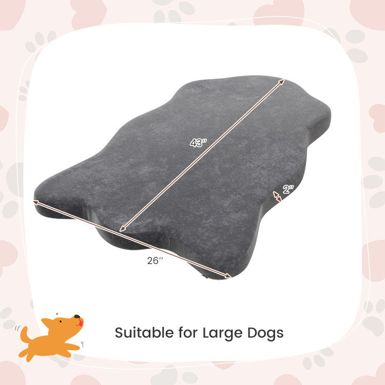 Orthopedic Dog Bed with Memory Foam Support for Large Dogs Doba