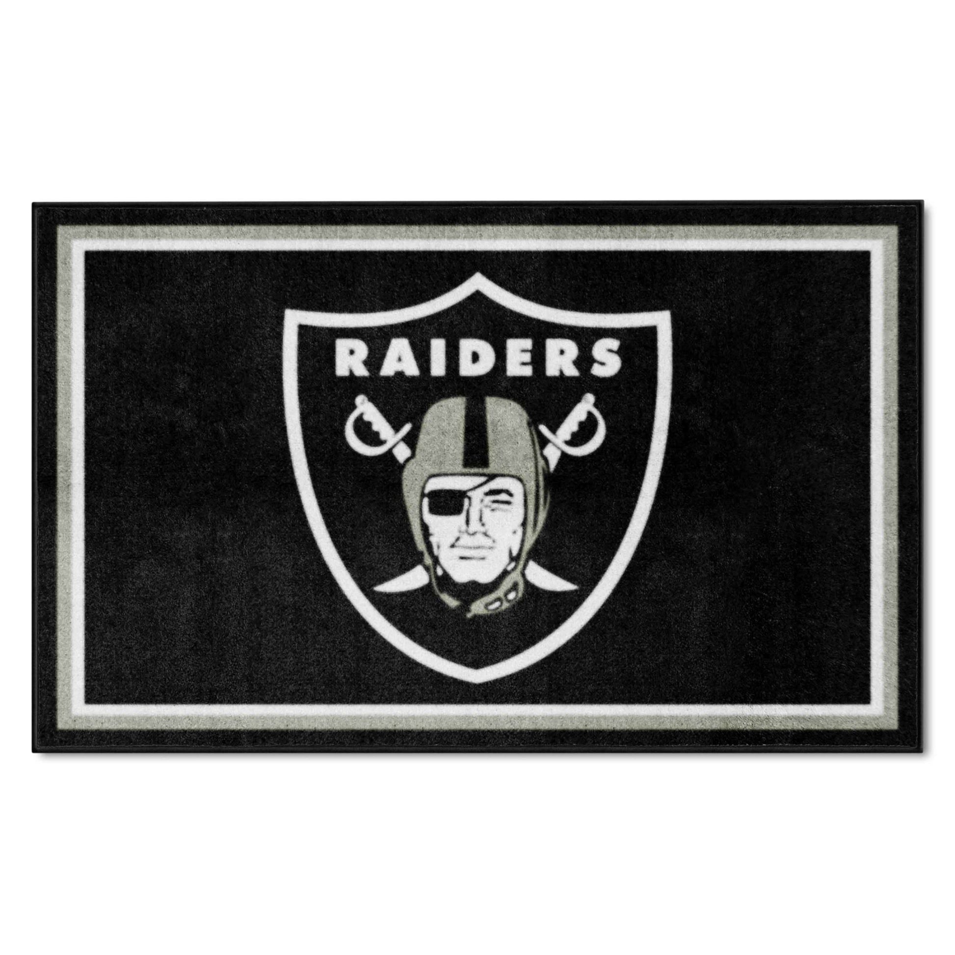 NFL - Las Vegas Raiders 4'x6' Rug Doba