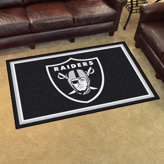 NFL - Las Vegas Raiders 4'x6' Rug Doba