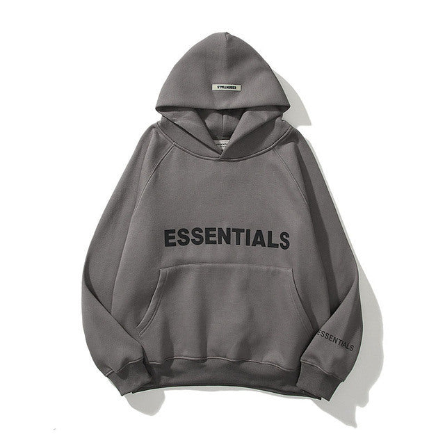 Essentials Hoodie men&#39;s and women&#39;s Sweatshirt reflective letter printed fleece super Dalian Hoodie fashion hip hop Street sweat Doba