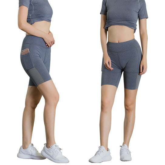 All Seasons Yoga Shorts Stretchable With Phone Pocket Doba