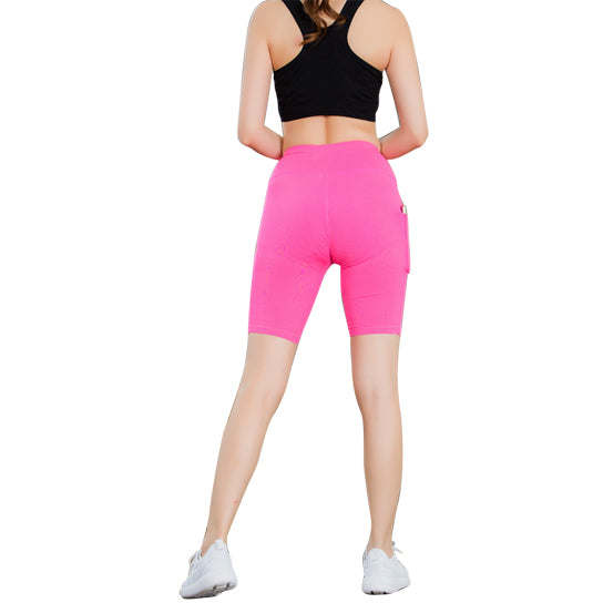 All Seasons Yoga Shorts Stretchable With Phone Pocket Doba