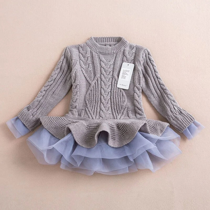 Kids Winter Knitted Chiffon Epic.Wish.Gifts