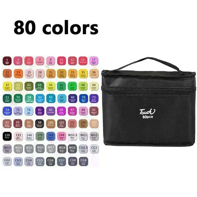 168 Color Marker Pen Set Epic.Wish.Gifts