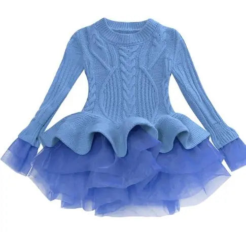 Kids Winter Knitted Chiffon Epic.Wish.Gifts