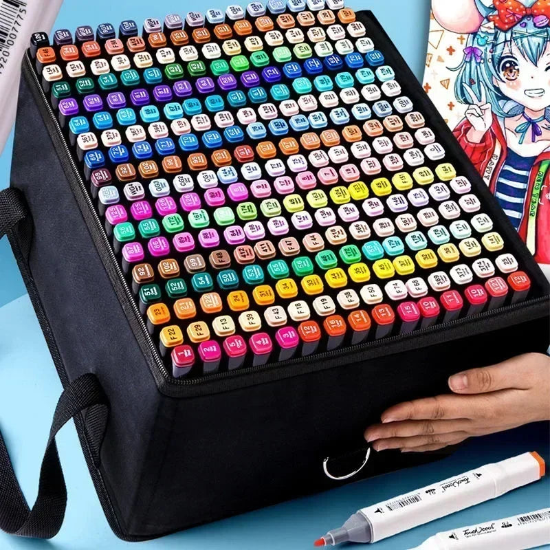 168 Color Marker Pen Set Epic.Wish.Gifts