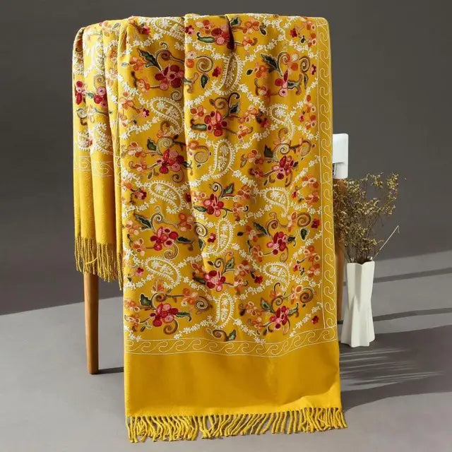 Pashmina Women Shawls Embroidery Epic.Wish.Gifts