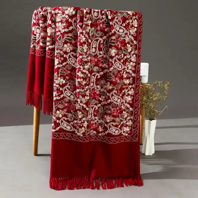 Pashmina Women Shawls Embroidery Epic.Wish.Gifts